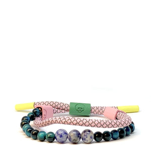 Beaded Stone Shoelace Bracelet FW21 M86