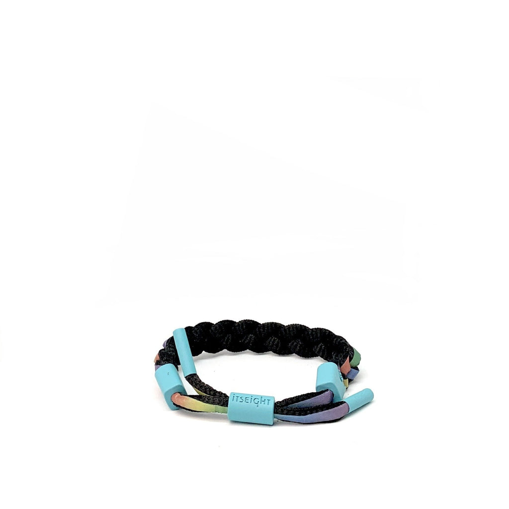  Braided Reflected  Color Shoelace Bracelet   TrendyLookingDude®️