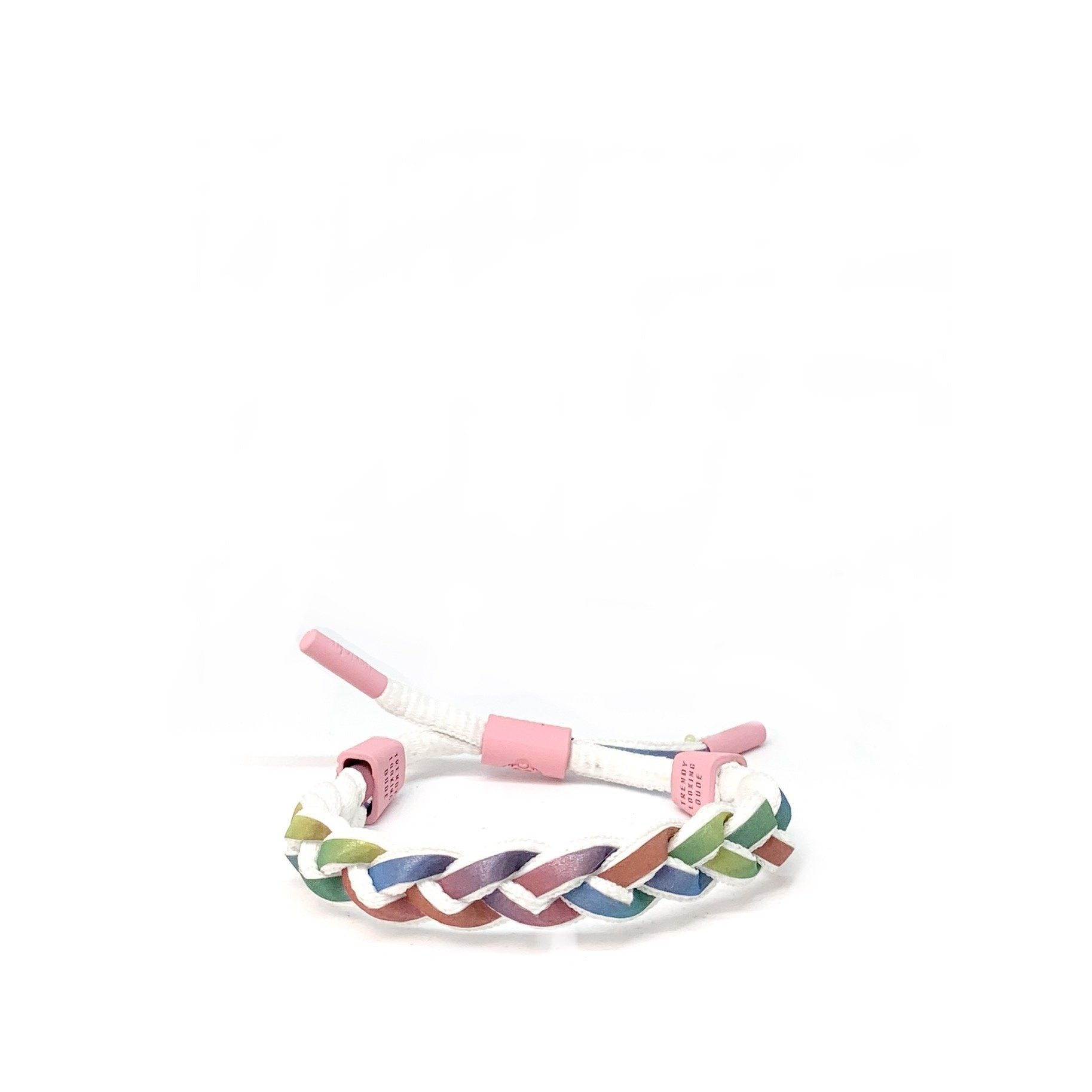  Braided Reflected  Color Shoelace Bracelet   TrendyLookingDude®️