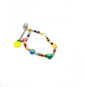 COLORFUL RAINBOW ACRYLIC BEAD MOBILE PHONE CHAIN FASHION 2021 HEART LETTER SHAPE CELLPHONE ACCESSORIES PENDANT STRAP LANYARD vasttrend trendy looking dude