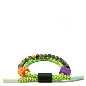 Beaded Stone Shoelace Bracelet FW21 M96