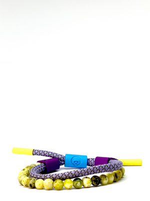 Beaded Stone Shoelace Bracelet FW21 M93