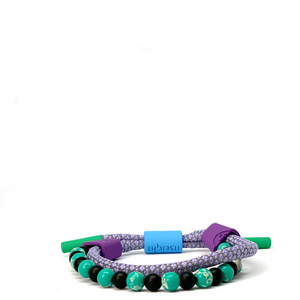 Beaded Stone Shoelace Bracelet FW21 M92