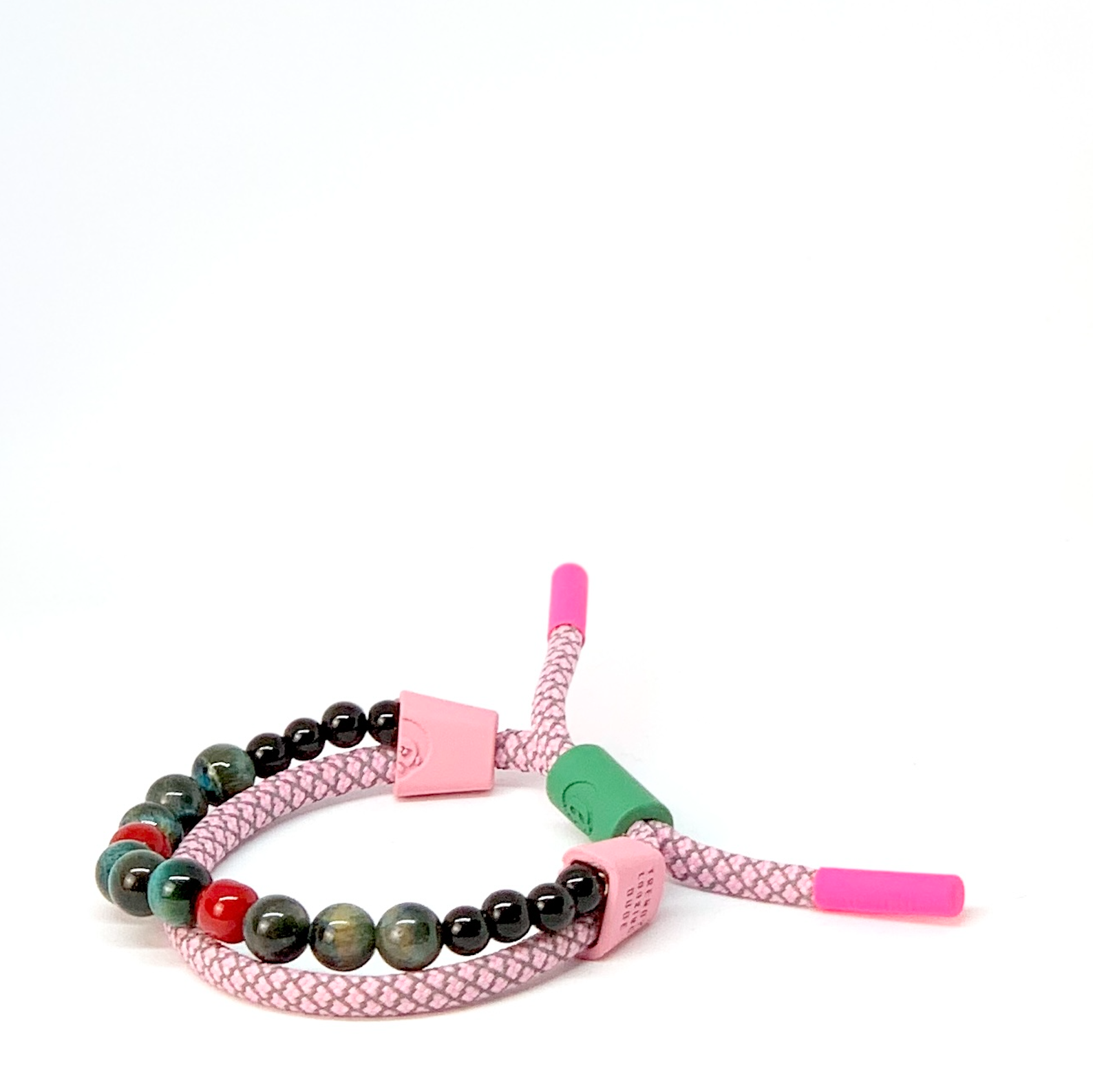 Beaded Stone Shoelace Bracelet FW21 M91