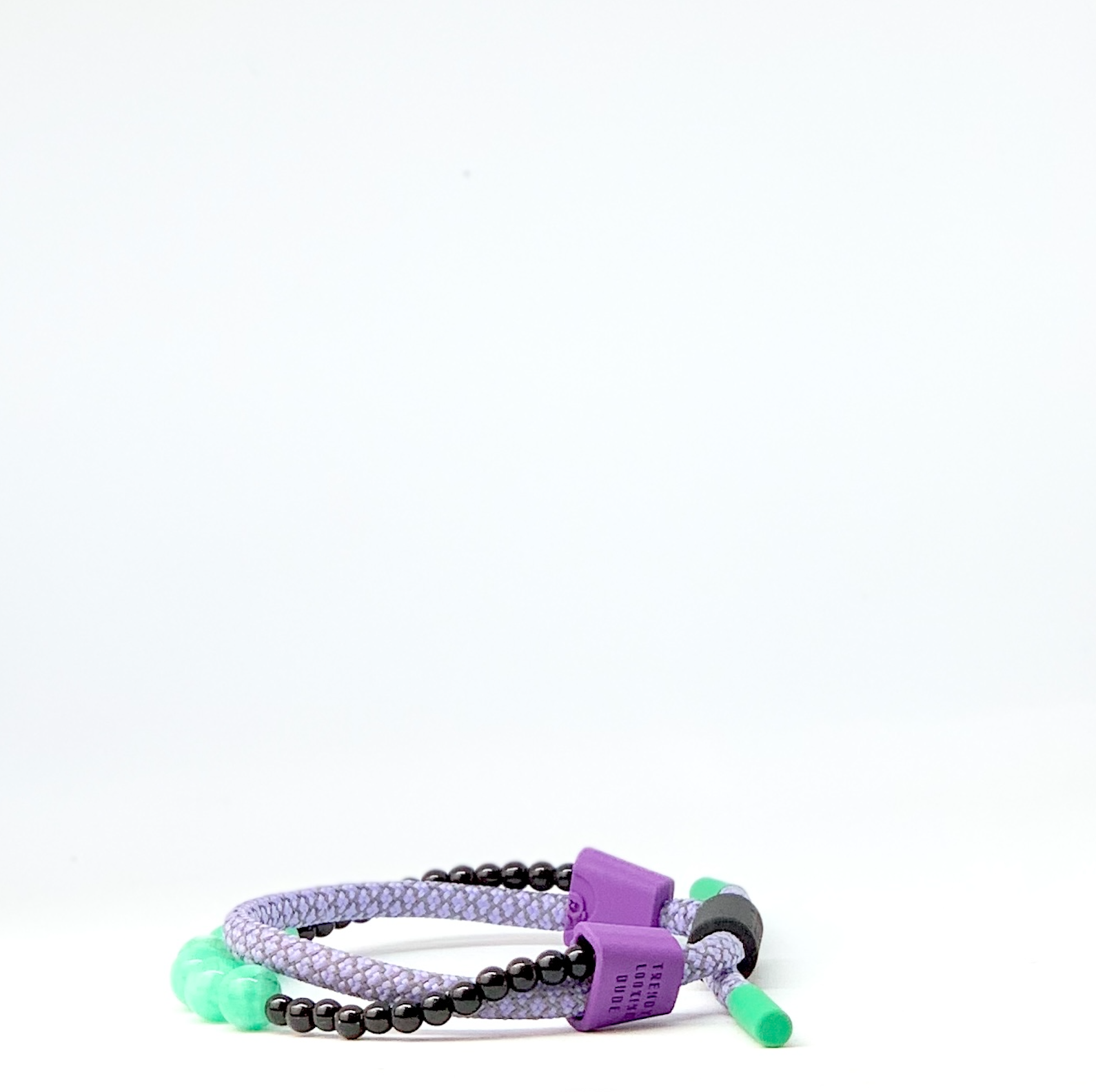 Beaded Stone Shoelace Bracelet FW21 M89