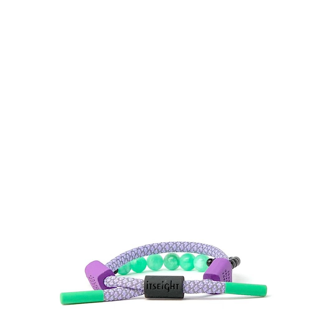 Beaded Stone Shoelace Bracelet FW21 M89