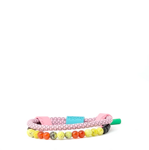 Beaded Stone Shoelace Bracelet FW21 M88