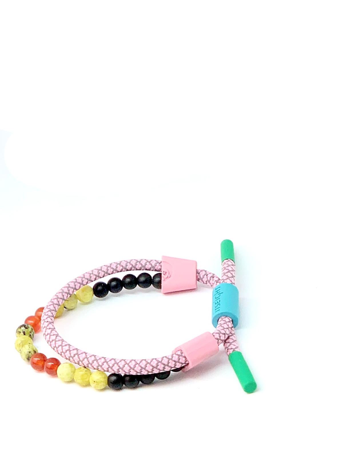 Beaded Stone Shoelace Bracelet FW21 M88