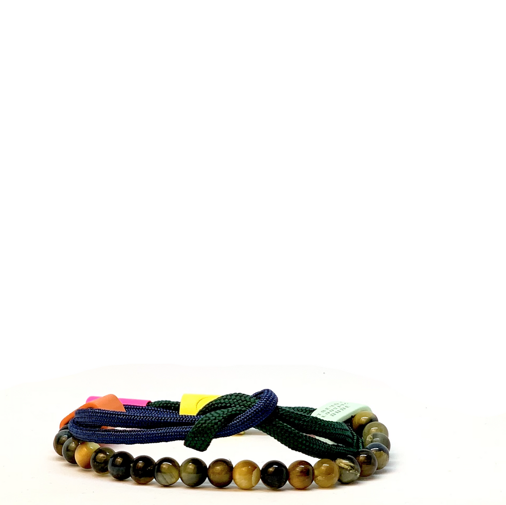 Products Beaded Stone Shoelace Bracelet TRENDY LOOKING DUDE