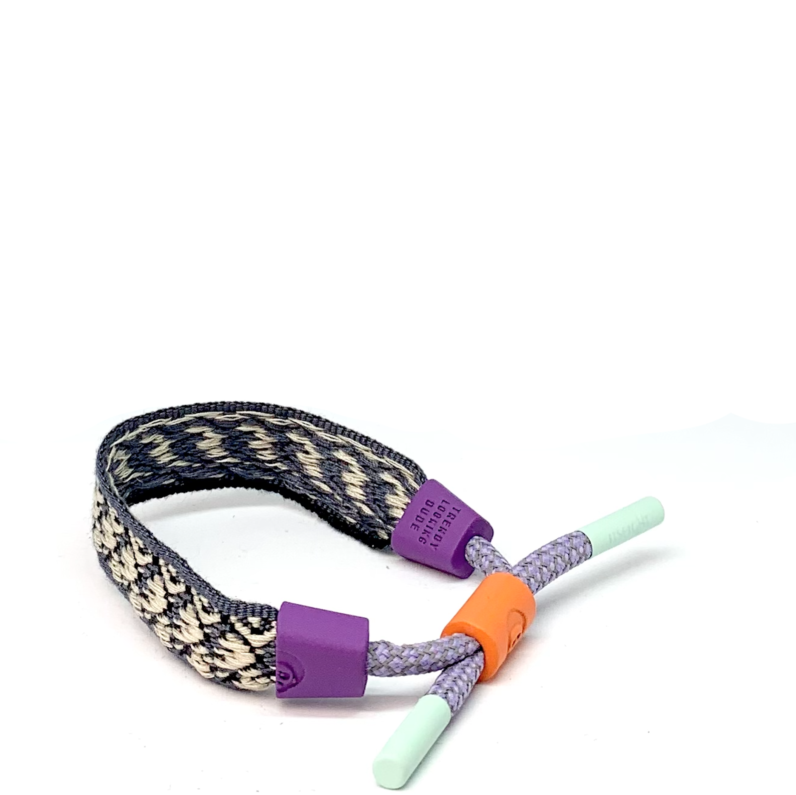  Braided Reflected  Color Shoelace Bracelet   TrendyLookingDude®️