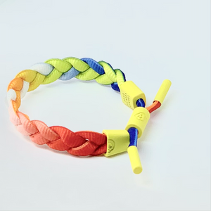 Braided Faded Color Shoelace Bracelet   TrendyLookingDude®️