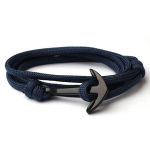 Matt Black Anchor Bracelet FW2114 - itseight