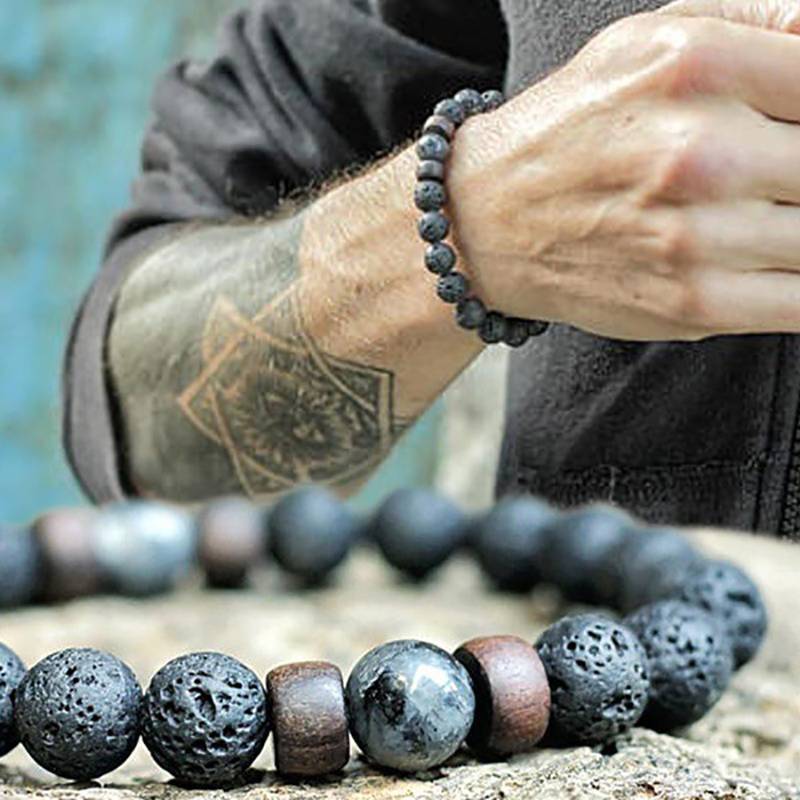 Volcanic Stone Bracelet 8mm - itseight