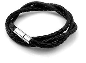 Multilayer Woven Leather Twist Rope - itseight