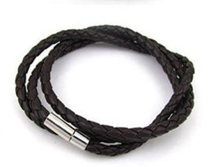 Multilayer Woven Leather Twist Rope - itseight