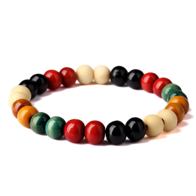 Wooden Beaded Root  Bracelet - itseight