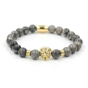 Map Stone Lion Bracelet - itseight