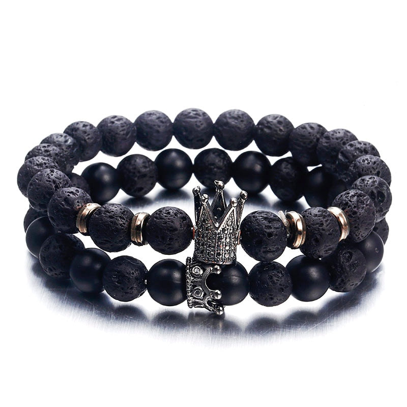 Lava Stone Pave  Bracelet - itseight