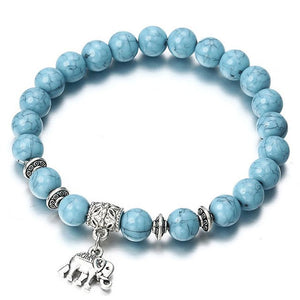 Elephant  Pendant Bead Bracelets - itseight