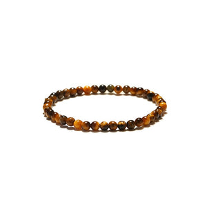 Minimalist 4 mm Natural Stone Beads Bracelet - itseight